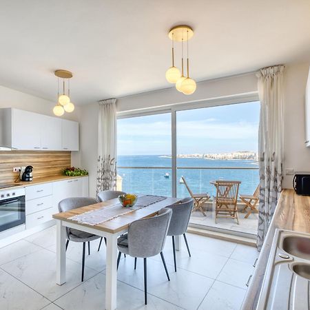 Blu Mar Sea View Apartments خليج سانت بول المظهر الخارجي الصورة