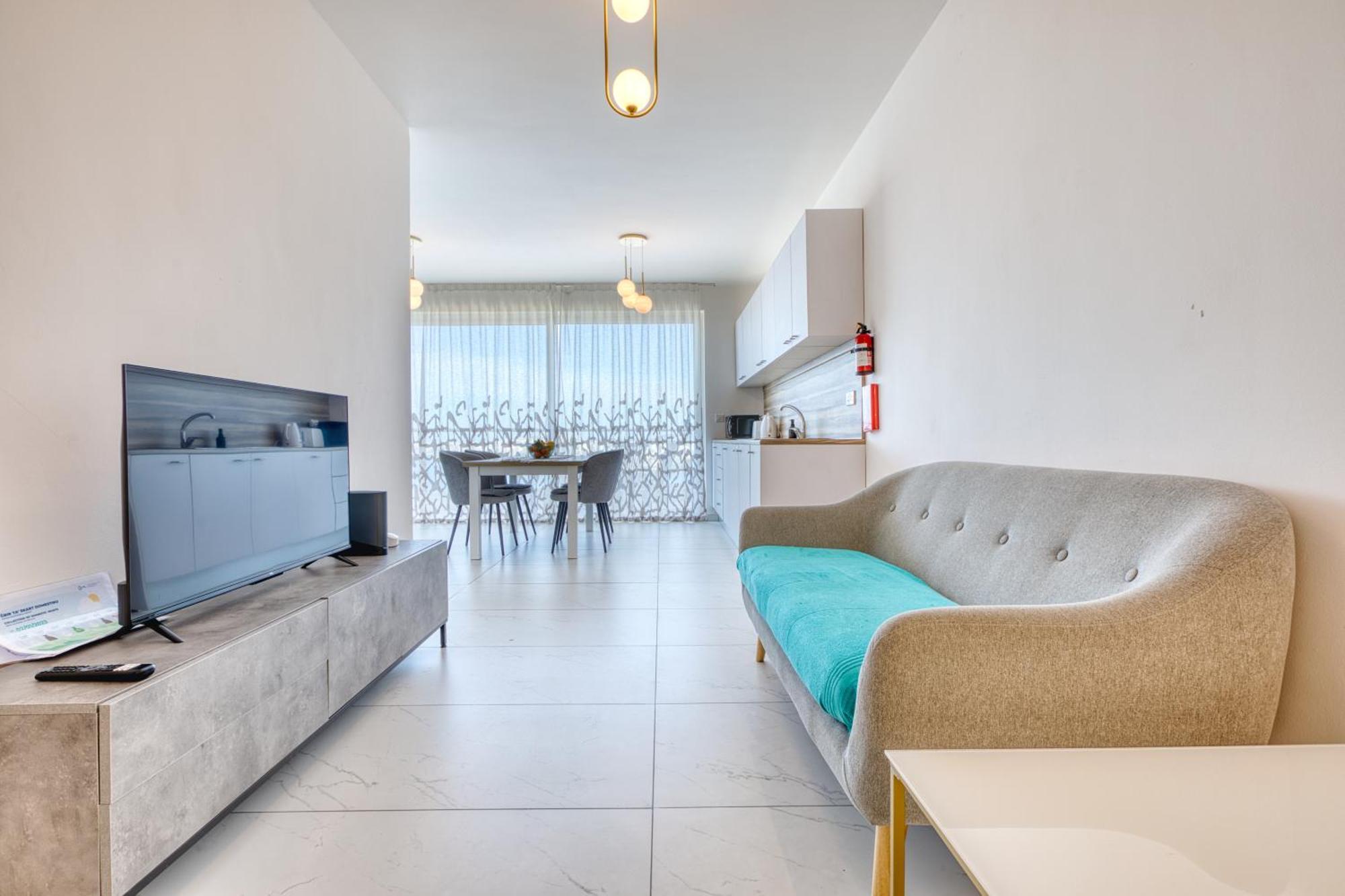 Blu Mar Sea View Apartments خليج سانت بول المظهر الخارجي الصورة